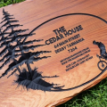 engraved-timber-sign-cedar-personalised-logo-Australian-Workshop-Creations--wooden-signs