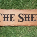 Personalised shed sign for a man cave The Shed