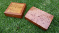 Tasmanian Blackwood Fiddleback & Stringybark Burl Dome Lid