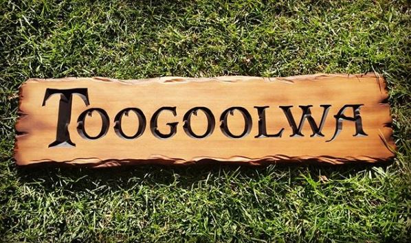 an example of a rustic style sign from Australian Workshop Creations