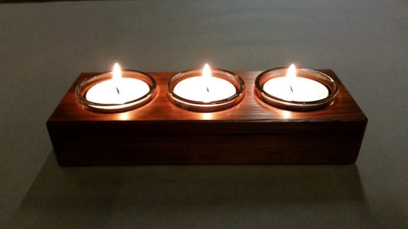 tealight-candle-3-tas-oak-with-glass-inserts-in-use-lit-flame-1-AustralianWorkshopCreations-shop