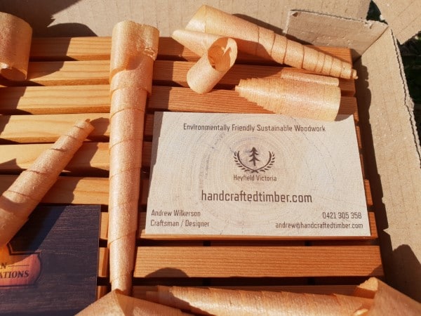 environmentally friendly packaging, cedar shavings soap holder pack cardboard mailing box closeup