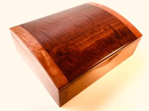 Red Gum Box with dome shaped lid