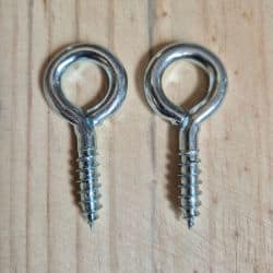 Zinc Plated Screw Eyes