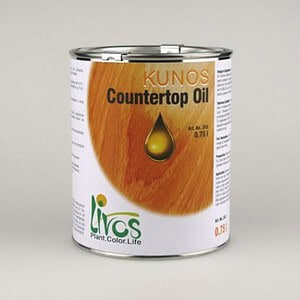 countertop oil livos brand KUNOS